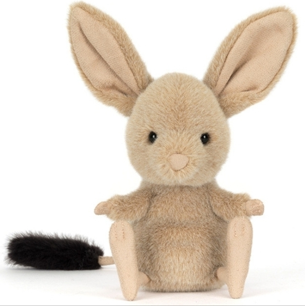 Jellycat Jerboa Soft & Plush 5.5x2.4x3.5" BNWT Authentic